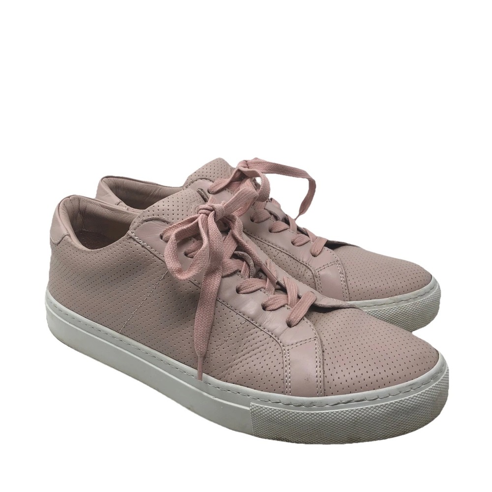 Greats‎ Brooklyn Royale Leather Sneakers Perforated Mens 7 Pink Comfort Street